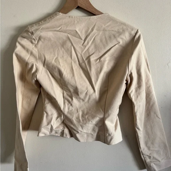 & Other Stories Cream Button-Up Blouse - Picture 2 of 3